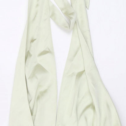 Zara Womens Green Polyester Mini Size M Halter Zip