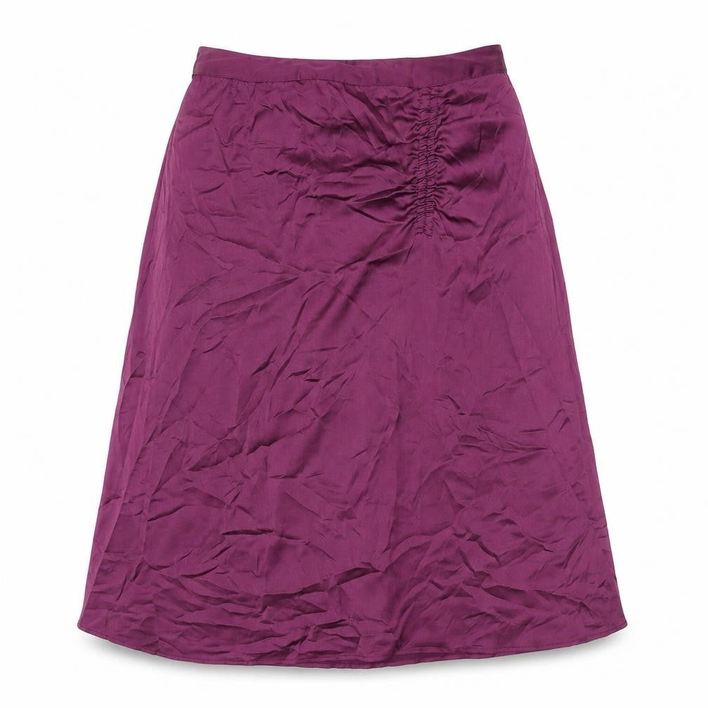 VERO MODA Womens Purple Polyester Swing Skirt Size S