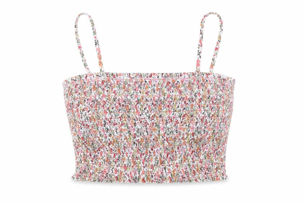 NEXT Womens Multicoloured Floral Polyester Camisole Tank Size 14 Square Neck
