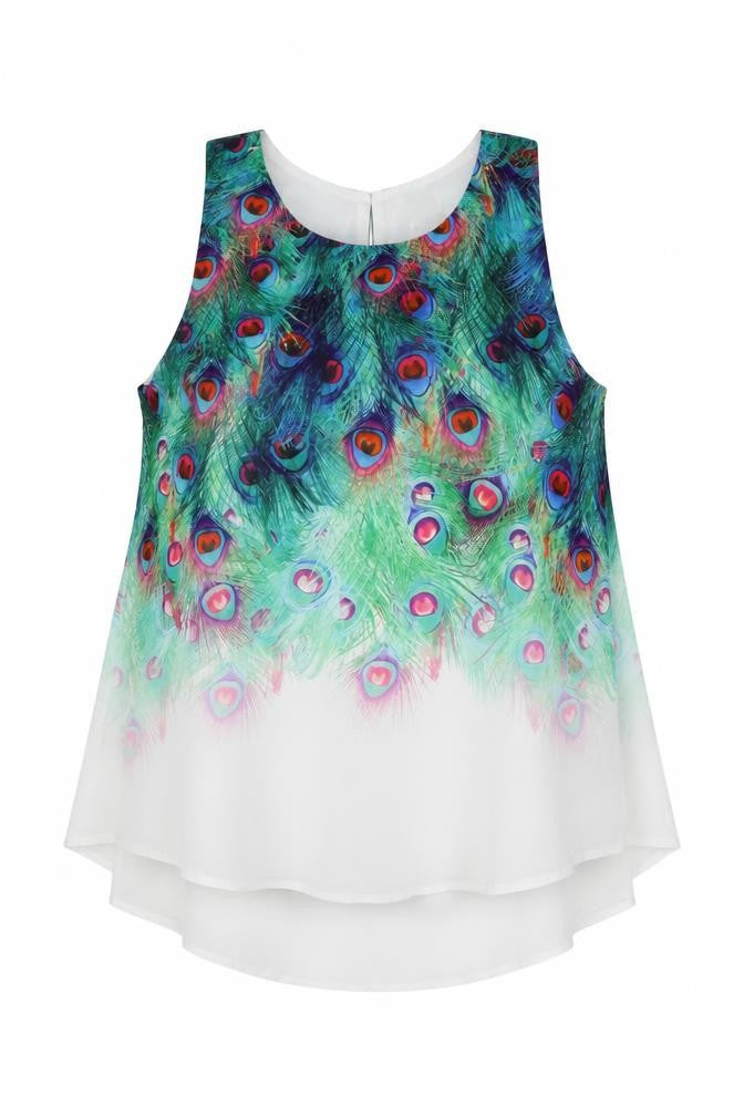 Apricot Womens Multicoloured Geometric Polyester Basic Blouse Size 10 Round Neck