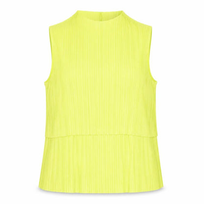 Next Womens Yellow Polyester Basic T-Shirt Size 14 Round Neck