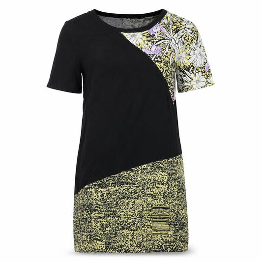 Something Else Womens Multicoloured Geometric Viscose T-Shirt Dress Size 8 Round Neck Pullover