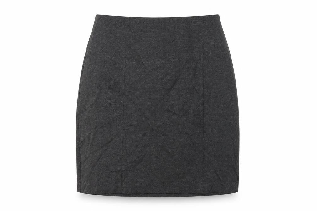 Marks & Spencer Womens Grey Viscose A-Line Skirt Size 12