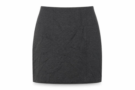 Marks & Spencer Womens Grey Viscose A-Line Skirt Size 12