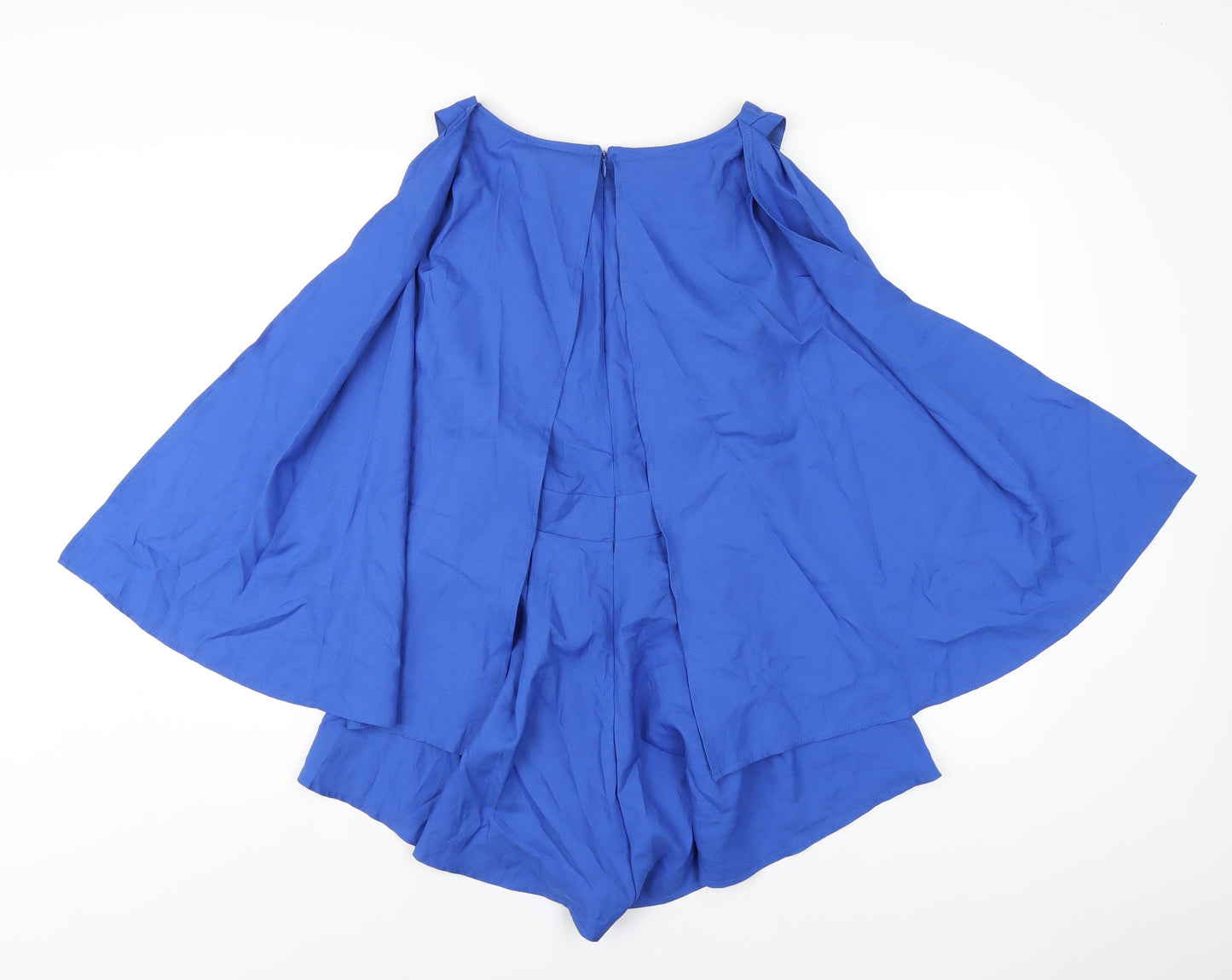 Parallel Lines Womens Blue Polyester Playsuit One-Piece Size XS Zip