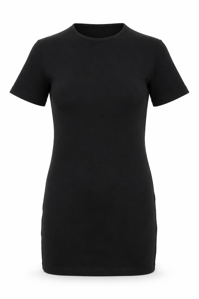 Zara Womens Black Polyester Bodycon Size S Mock Neck Pullover