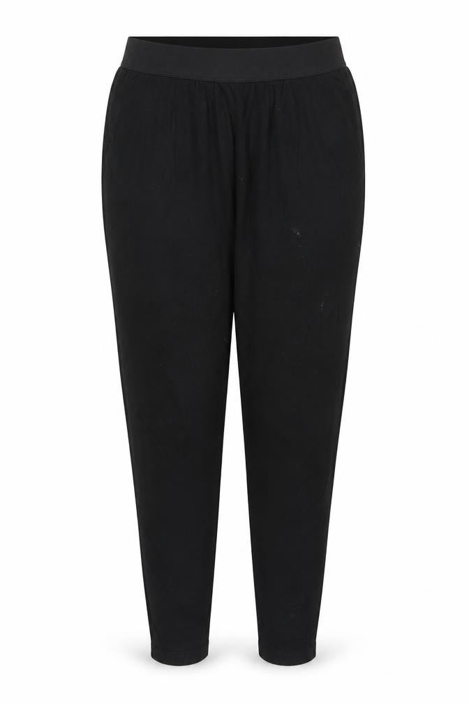 H&M Womens Black Viscose Trousers Size S L28 in Regular