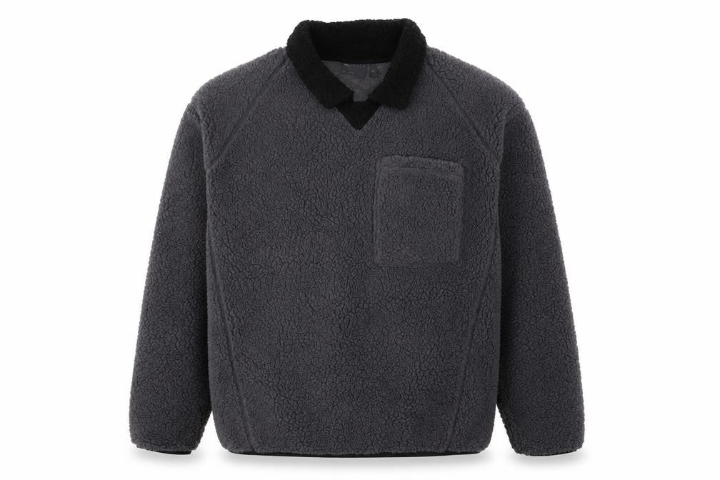 ASOS Mens Grey Polyester Pullover Sweatshirt Size M
