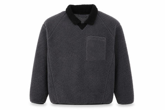 ASOS Mens Grey Polyester Pullover Sweatshirt Size M