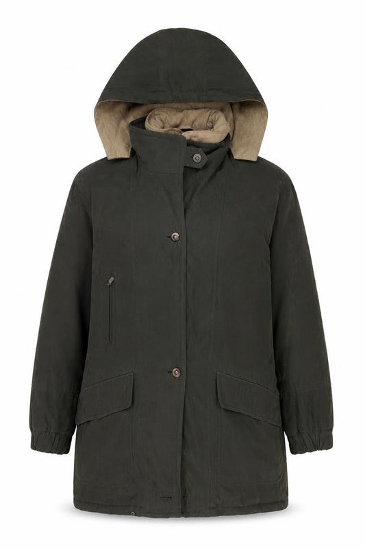 BHS Womens Green Jacket Coat Size 14 Zip - Pockets