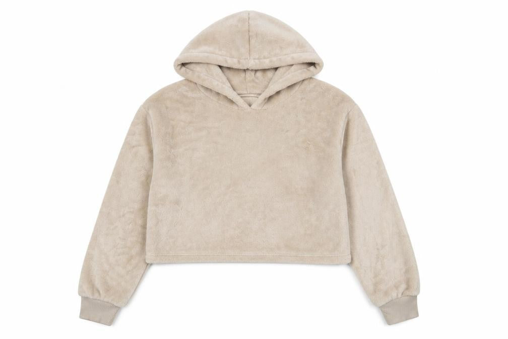 Bershka Womens Brown Polyester Pullover Hoodie Size S Pullover