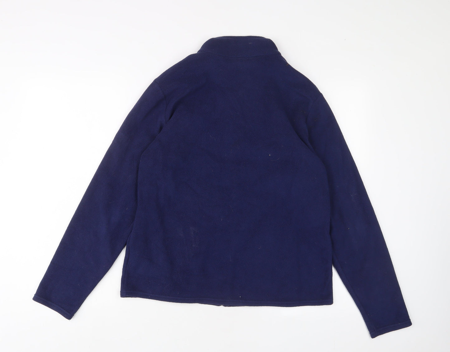 Marks and Spencer Womens Blue Jacket Size 16 Zip