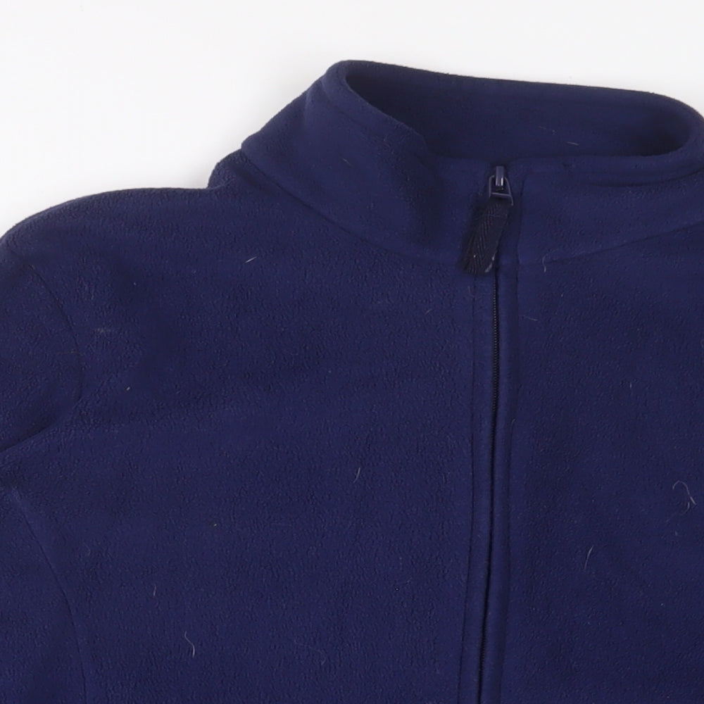 Marks and Spencer Womens Blue Jacket Size 16 Zip
