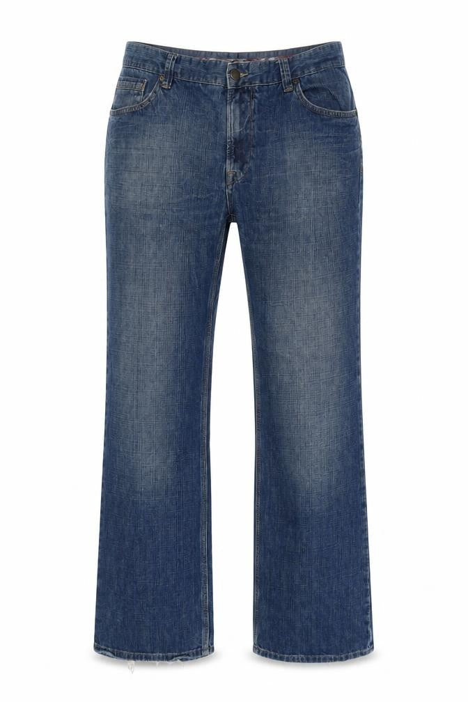 Marks & Spencer Womens Blue Cotton Blend Straight Jeans Size 30 L29 in Regular Zip