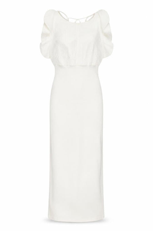 Zara Womens White Cotton Bodycon Size M Round Neck Pullover