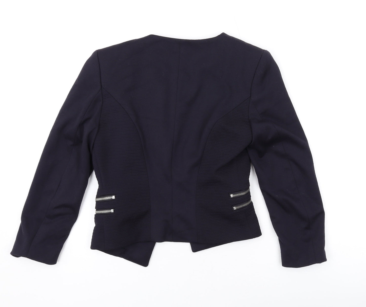 H&M Womens Black Jacket Blazer Size 6