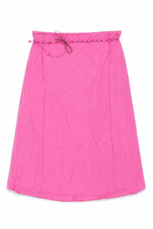 Ann Harvey Womens Pink Polyester Swing Skirt Size 24 Zip