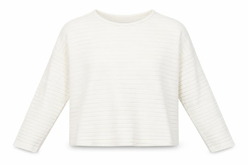 Mango Womens White Polyester Basic Blouse Size M Round Neck