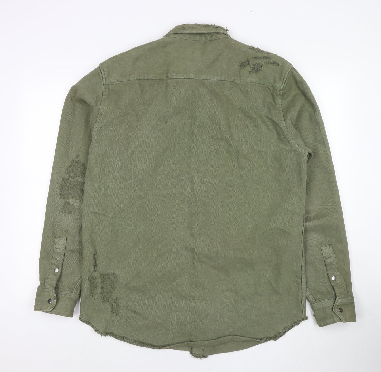 Zara Womens Green Jacket Size XL Snap