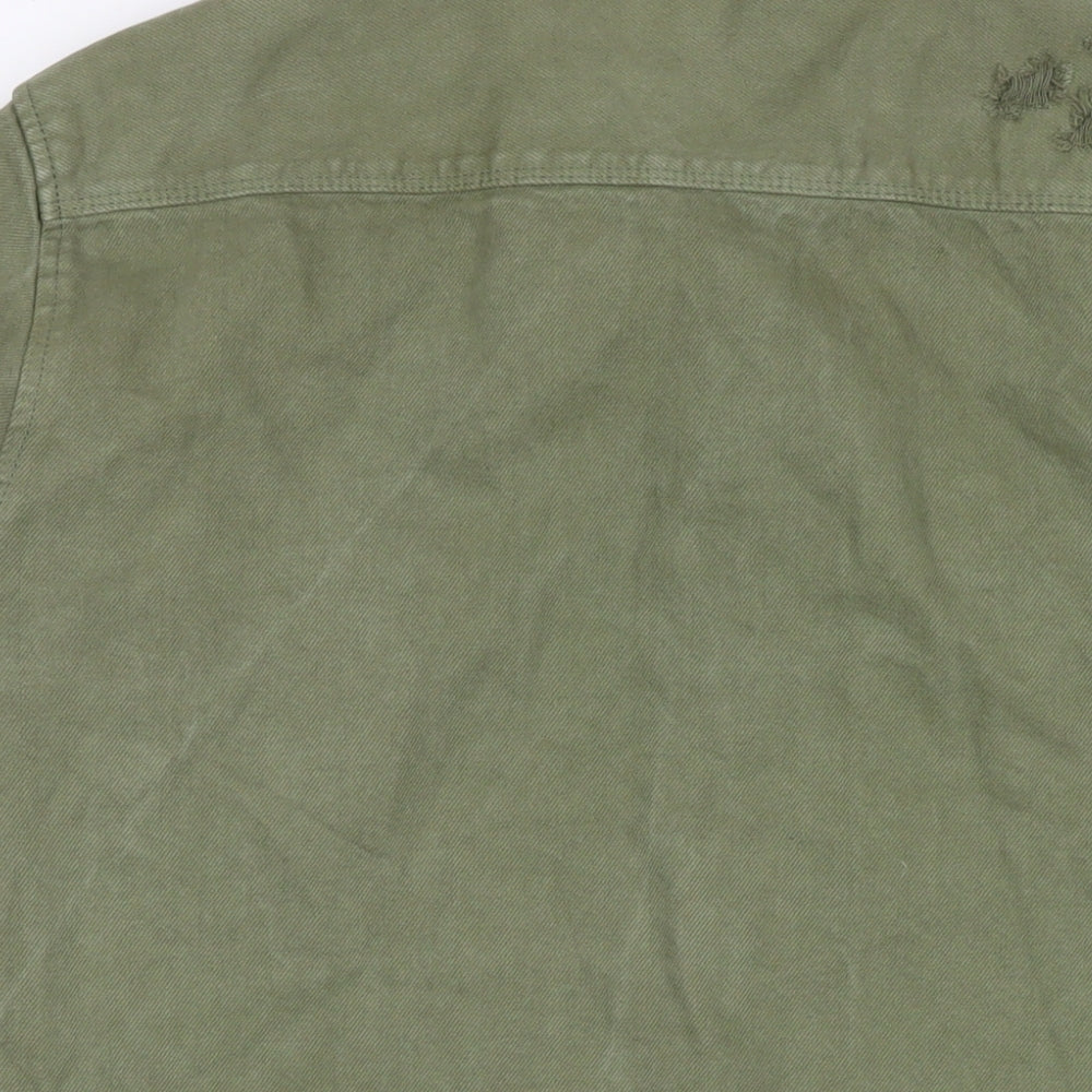 Zara Womens Green Jacket Size XL Snap