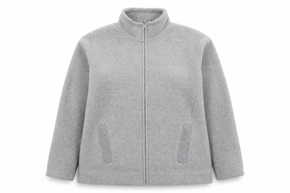 EWM Womens Grey Jacket Size 14 Zip - Size 14-16