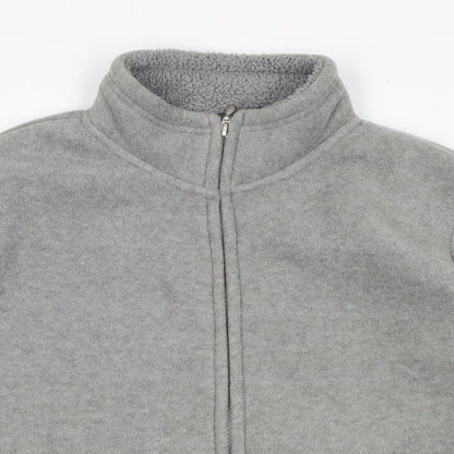 EWM Womens Grey Jacket Size 14 Zip - Size 14-16