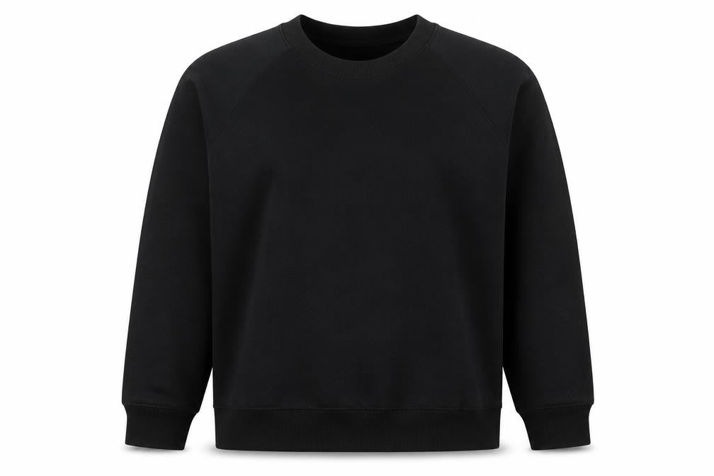 H&M Womens Black Cotton Pullover Sweatshirt Size L Pullover