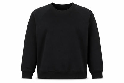 H&M Womens Black Cotton Pullover Sweatshirt Size L Pullover