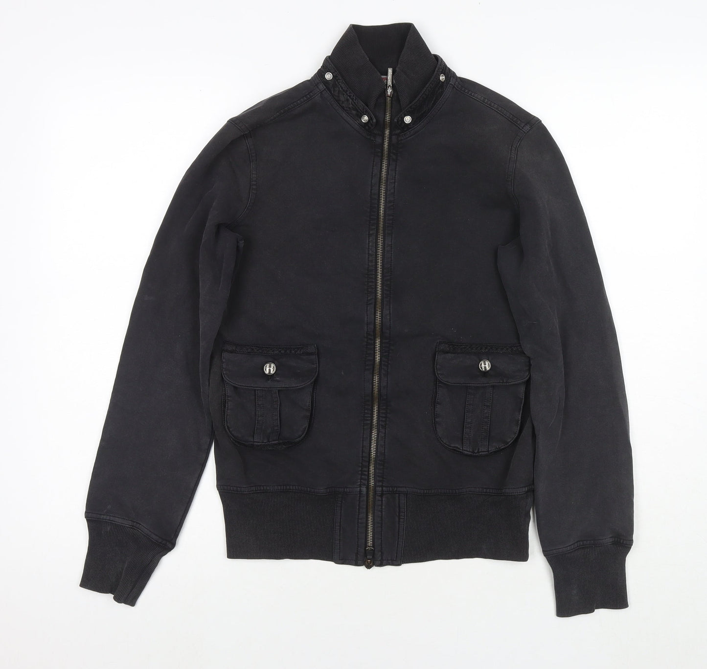 Challenger Womens Black Jacket Size 12 Zip