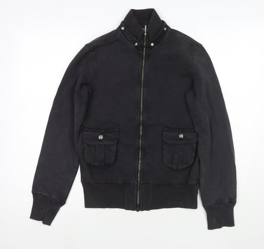 Challenger Womens Black Jacket Size 12 Zip