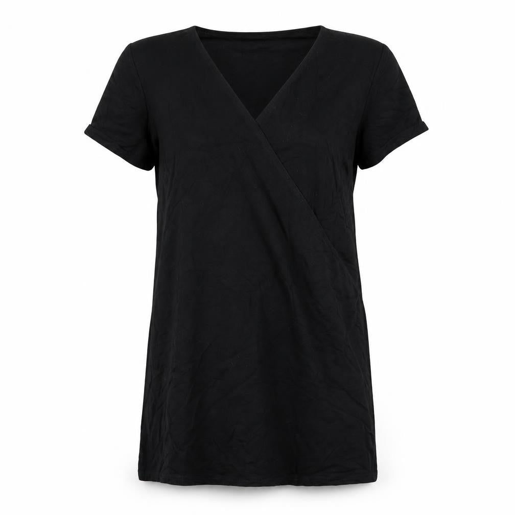 Zara Womens Black Viscose A-Line Size M Round Neck Pullover