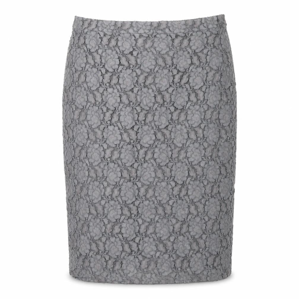Planet Womens Grey Polyester Straight & Pencil Skirt Size 14 Zip