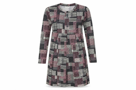 Masai Womens Multicoloured Polyester A-Line Size S Boat Neck