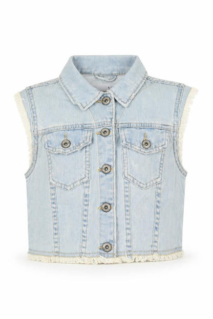 Topshop Womens Blue Bomber Jacket Jacket Size 8 Button