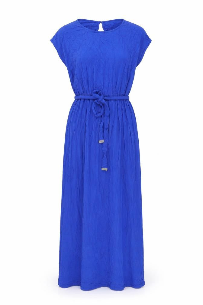 Dorothy Perkins Womens Blue Viscose Maxi Size 6 Round Neck Pullover