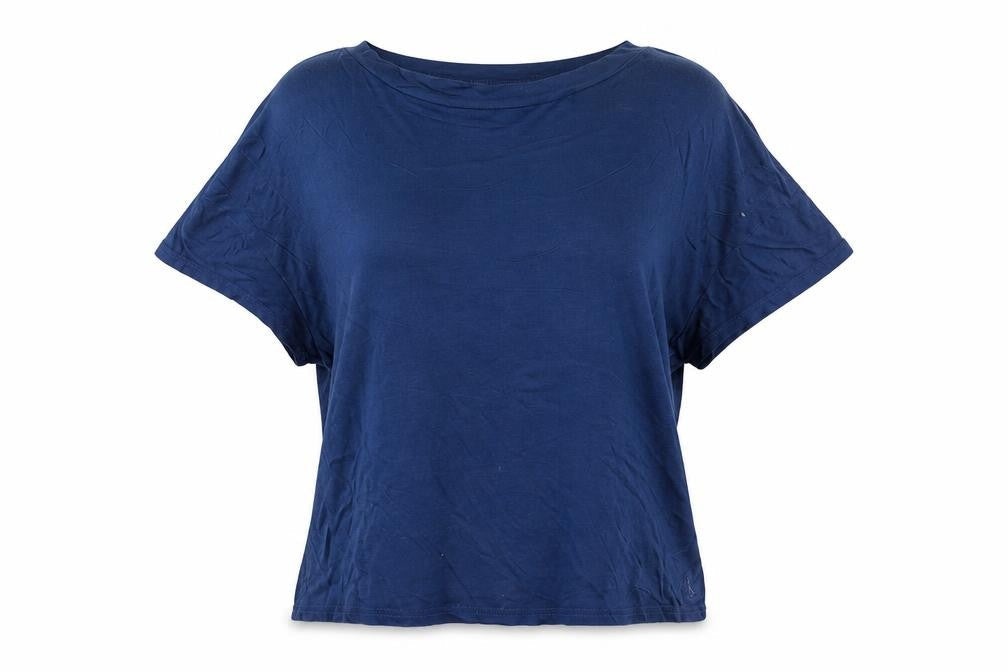 Jack Wills Womens Blue Modal Basic T-Shirt Size M Crew Neck - Vintage