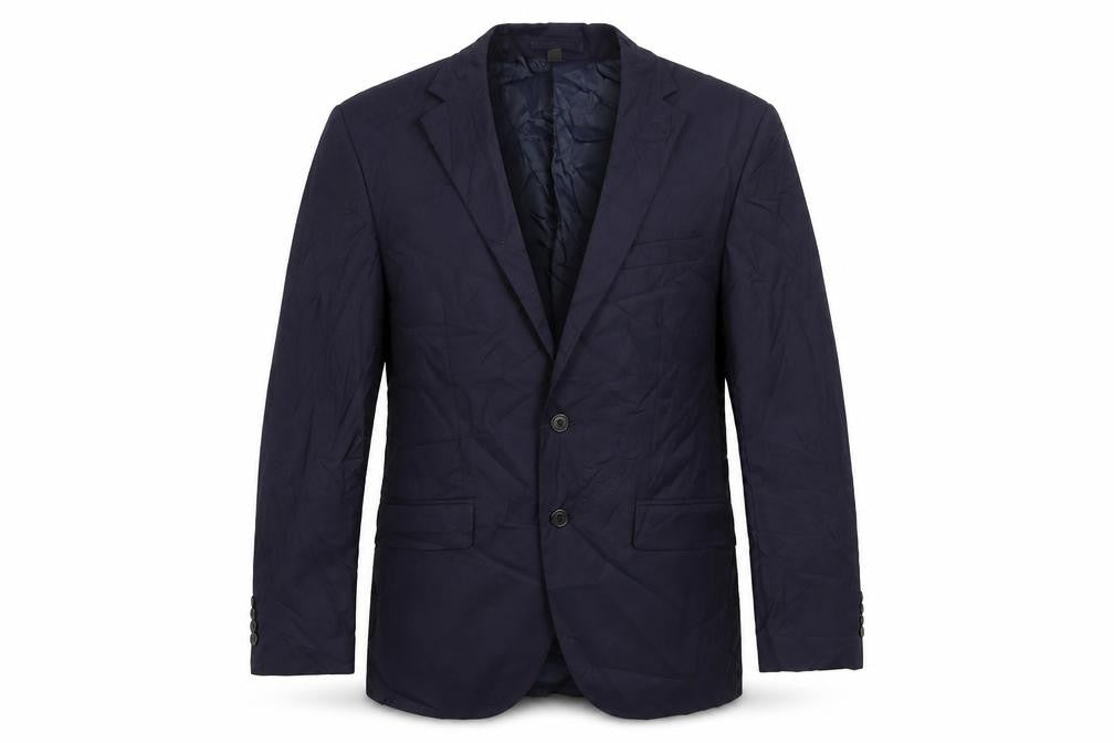 Marks & Spencer Mens Blue Polyester Jacket Suit Jacket Size 40 Regular