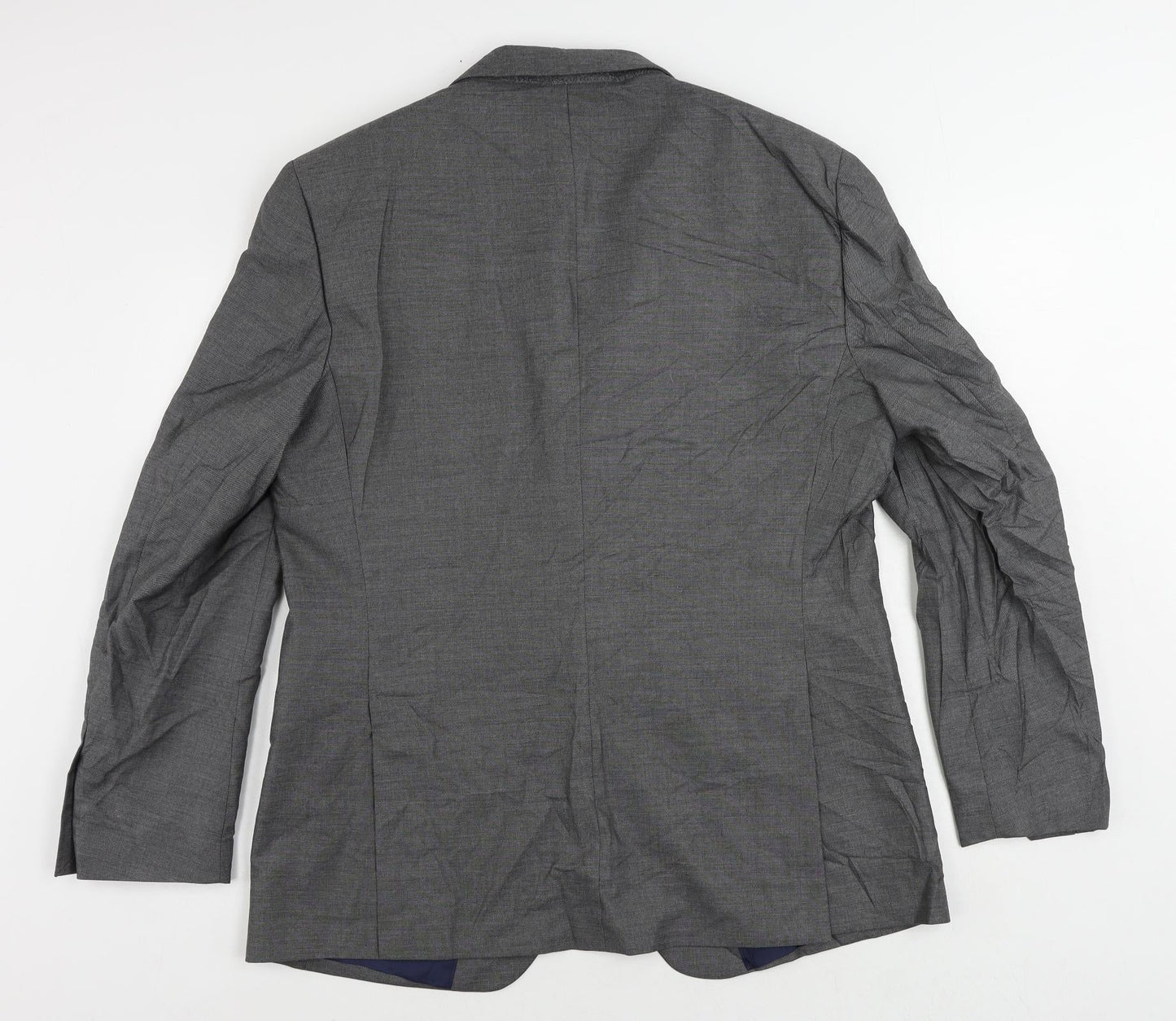 Marks and Spencer Mens Grey Wool Jacket Suit Jacket Size 41 Regular