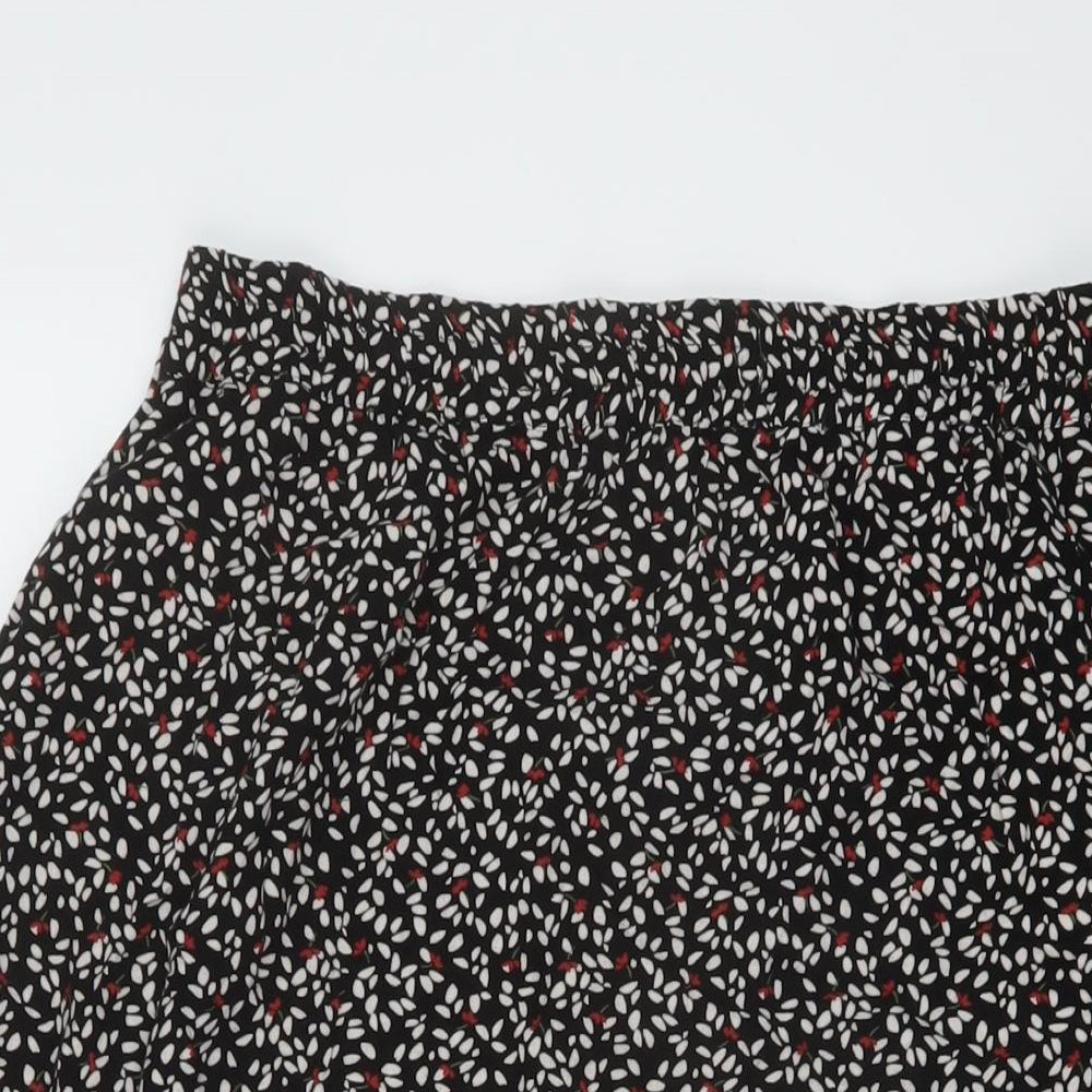John Lewis Womens Multicoloured Geometric Viscose A-Line Skirt Size 12