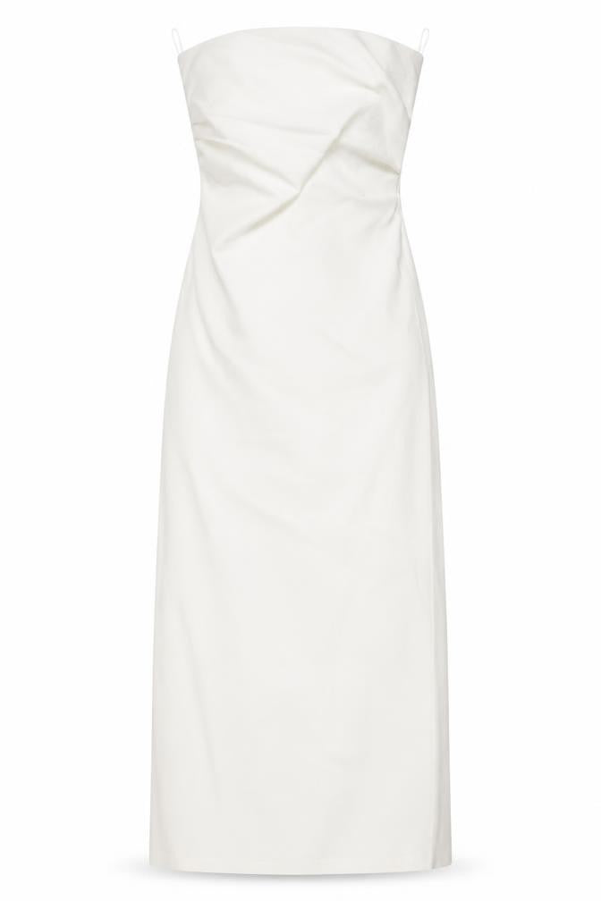 Zara Womens Ivory Polyester A-Line Size S Off the Shoulder Zip