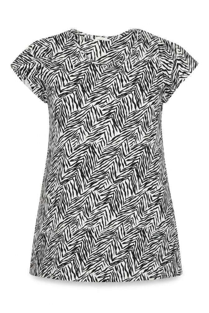 Marks & Spencer Womens Black Geometric Cotton Top Dress Size 14