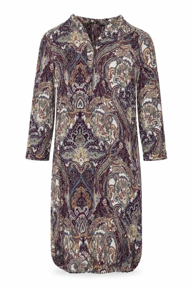 Dunnes Stores Womens Multicoloured Fair Isle Viscose Sheath Size 12 V-Neck Pullover