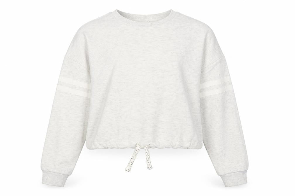 Marks & Spencer Girls Grey Cotton Pullover Sweatshirt Size 15-16 Years Pullover
