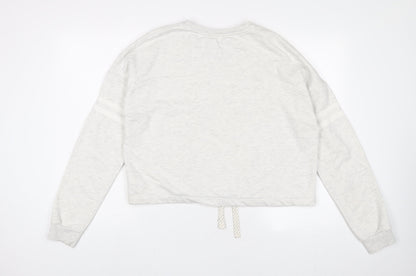 Marks & Spencer Girls Grey Cotton Pullover Sweatshirt Size 15-16 Years Pullover
