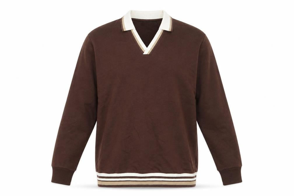 ASOS Mens Brown Cotton Pullover Sweatshirt Size S