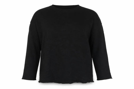ASOS Womens Black Cotton Pullover Sweatshirt Size 8 Pullover