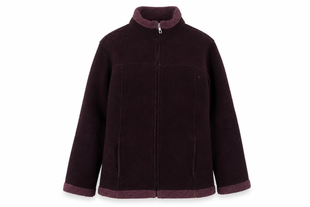 Marks & Spencer Womens Purple Jacket Size 12 Zip