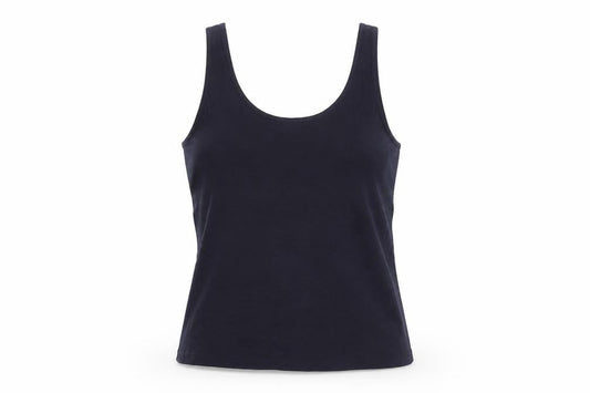 & Other Stories Womens Blue Cotton Basic T-Shirt Size XS Scoop Neck