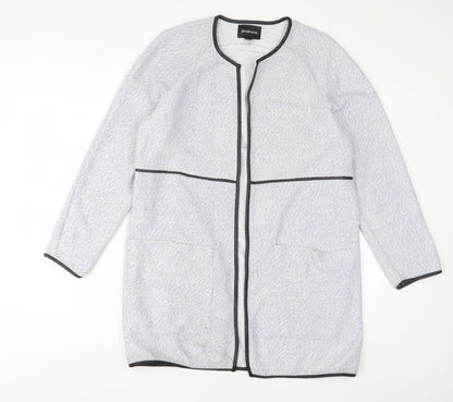 Stradivarius Womens Blue Jacket Size M - Open