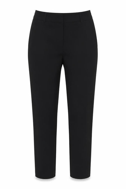 New Look Womens Black Polyester Trousers Size 6 L29 in Regular Hook & Eye